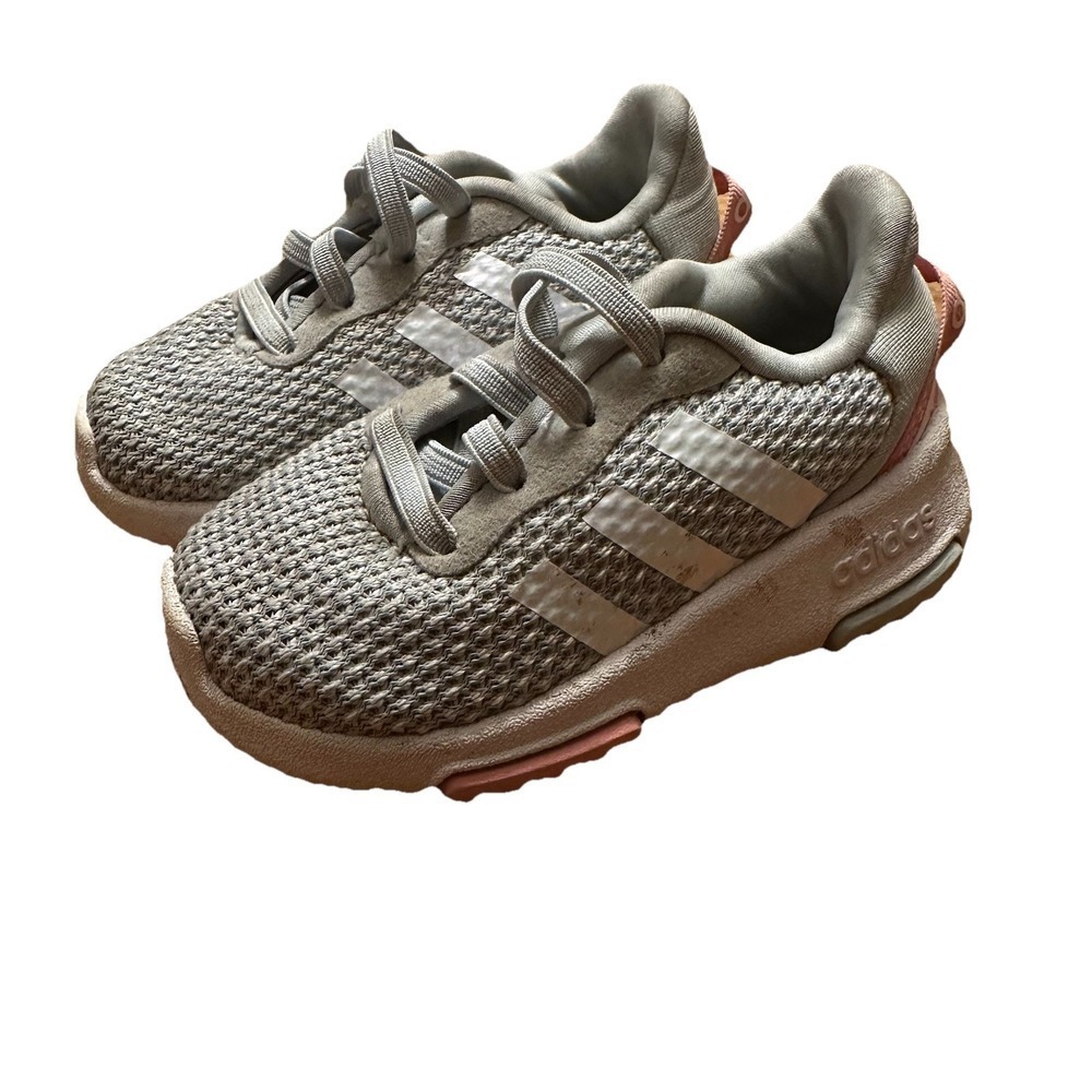 Adidas Racer TR 2.0 Girls Size 5K Blue Running Athletic Shoes Sneakers GW4837
